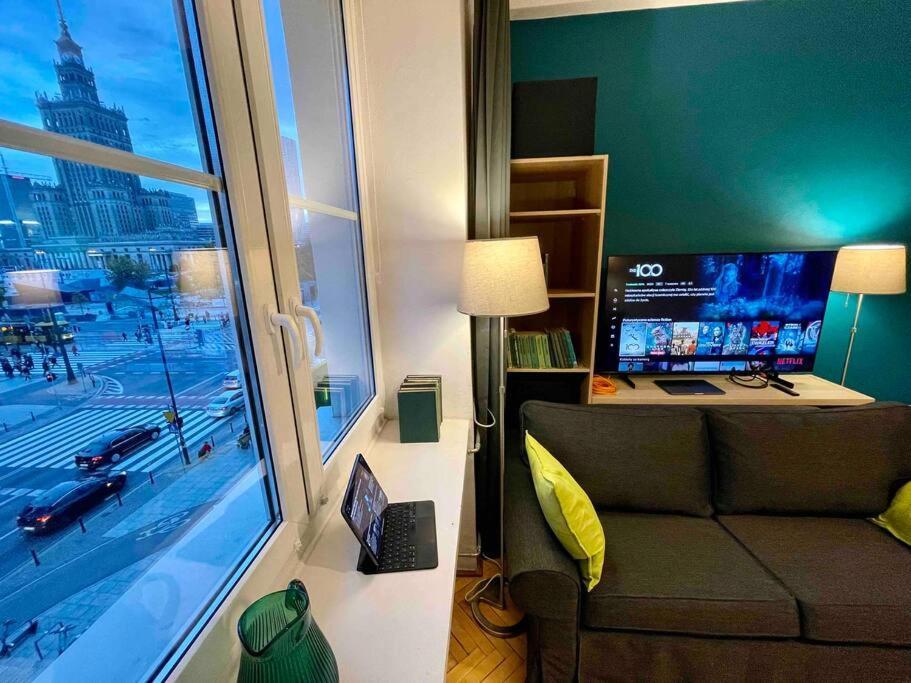Ferienwohnung Super Square Metro X2 Fast Wifi 55'Tv Netflix Hbo Appletv+ Amazontv Warschau Exterior foto